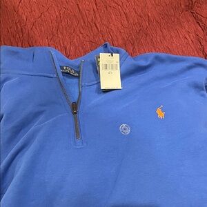 Polo Ralph Lauren Blue Quarter-Zip Pullover